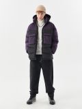 Kapuutsiga tepitud jope - pruun - CROPP - small2