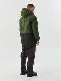 Dwukolorowa parka z kapturem - zielony - CROPP - small4