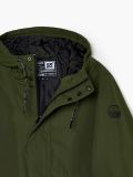 Dwukolorowa parka z kapturem - zielony - CROPP - small6