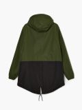 Dwukolorowa parka z kapturem - zielony - CROPP - small7