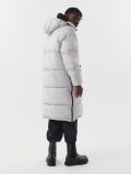 Szary płaszcz oversize z kapturem - jasny szary - CROPP - small2