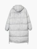 Szary płaszcz oversize z kapturem - jasny szary - CROPP - small6