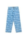 Super baggy farmerke - plavi džins - CROPP - small3
