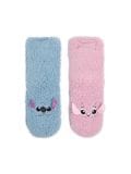 Pluszowe skarpetki Stitch i Andzia - wielobarwny - CROPP - small1
