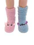 Pluszowe skarpetki Stitch i Andzia - wielobarwny - CROPP - small3