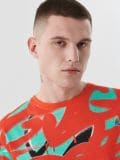 T-shirt z motywem graffiti - biały - CROPP - small3