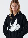 Mikina s kapucí Mickey Mouse - černý - CROPP - small1
