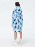Pătură hanorac de damă Stitch - albastru-pal - CROPP - small2