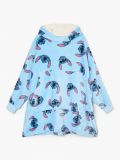 Pătură hanorac de damă Stitch - albastru-pal - CROPP - small3