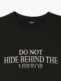 Czarny t-shirt longsleeve z nadrukiem - czarny - CROPP - small6