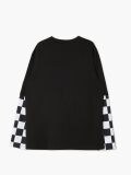 Czarny t-shirt longsleeve z nadrukiem - czarny - CROPP - small7