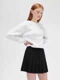 Spódnica mini z plisowaniem - czarny - CROPP - small2