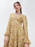 Sukienka maxi w kwiaty - wielobarwny - CROPP - small1