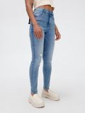 Jeansy skinny z przetarciami - niebieski - CROPP - small2