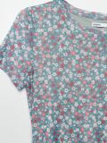 Krótka sukienka w kwiaty - niebieski - CROPP - small5