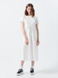 Rochie midi simplă - alb - CROPP - small2