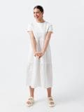 Rochie midi simplă - alb - CROPP - small6