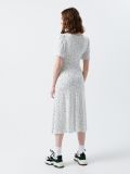 Rochie cu crăpătură laterală - crem - CROPP - small3