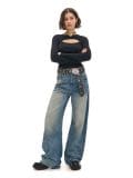 Kavbojke wide leg - modra - CROPP - small1