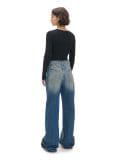 Kavbojke wide leg - modra - CROPP - small3