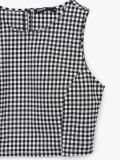 Crop top w kratkę - czarny - CROPP - small5