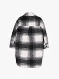 Długi płaszcz w kratę - czarny - CROPP - small6