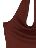 Блузка з зав’язкою - коричневий - CROPP - small6