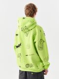 Bluza z kapturem i nadrukiem all over - zielony - CROPP - small3