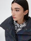Pikowana kurtka z efektem holo - fioletowy - CROPP - small4