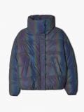 Pikowana kurtka z efektem holo - fioletowy - CROPP - small6