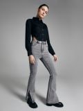 Дънки тип чарлстон с висока талия - черeн - CROPP - small4