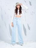 Blugi wide leg - albastru - CROPP - small7