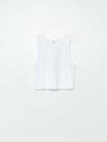 Crop top uni - alb - CROPP - small4