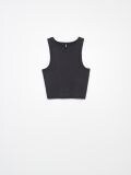 Кроп топ - темно-сірий - CROPP - small3