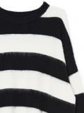 Biało-czarny sweter w paski - biały - CROPP - small4