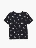 Koszulka ze wzorem all over - czarny - CROPP - small3