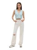 Джинси straight - білий - CROPP - small2