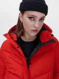 Kurtka puffer z kapturem - czerwony - CROPP - small2