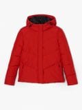 Kurtka puffer z kapturem - czerwony - CROPP - small4