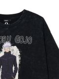 T-shirt nera con stampa - Nero - CROPP - small5