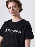 Tričko s potiskem PlayStation - černý - CROPP - small1