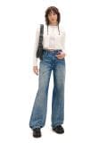 Jeansy baggy z niskim stanem - niebieski - CROPP - small2
