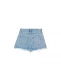 Szorty jeansowe ze zdobieniami - niebieski - CROPP - small5