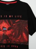 Tričko s potiskem Rick and Morty - černý - CROPP - small2