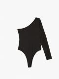 Czarne body na jedno ramię - czarny - CROPP - small6