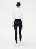 Czarne spodnie w kratę - szary - CROPP - small3