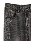 Szare jeansy wide leg z cyrkoniami - szary - CROPP - small5