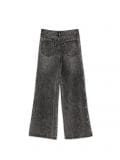 Szare jeansy wide leg z cyrkoniami - szary - CROPP - small6