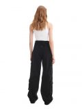 Czarne jeansy straight z kieszeniami cargo - czarny - CROPP - small9