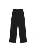 Czarne jeansy straight z kieszeniami cargo - czarny - CROPP - small6